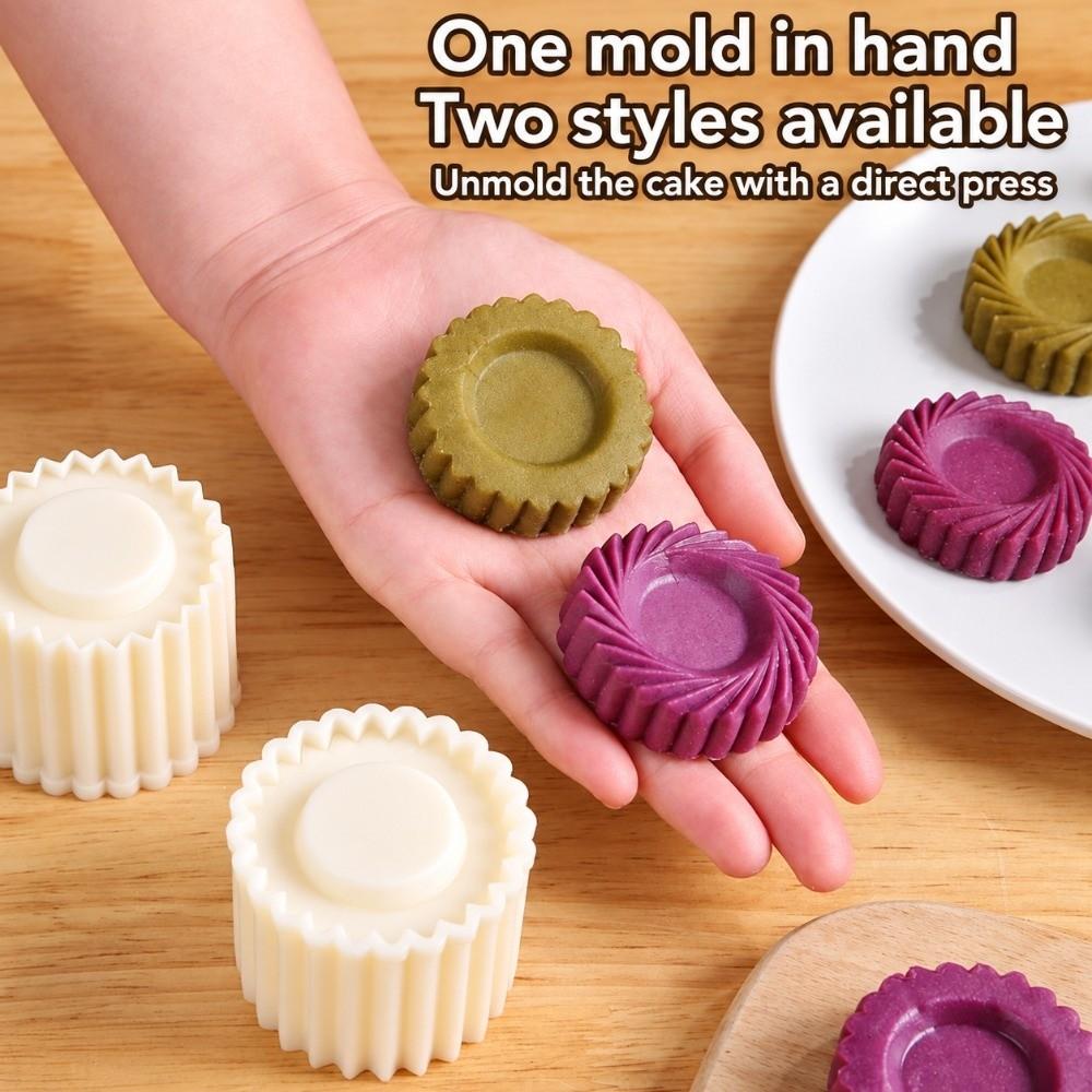 Double Ended Mung Bean Cake Embossing Mold Detachable Baking Mold New Mooncake Mold Pastry Craft