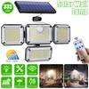 Waterproof Solar Light LED Motion Sensor Outdoor with Remote Control Wall Light Garden Courtyard Decoration Garage Lighting