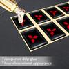 10/20/50pcs  Adhesive Reflective 3D Sticker For Mitsubishi Outlander L200 Lancer EX Asx Pajero RALLIART Delica Accessories