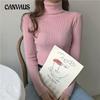 Autumn and Winter Women's Bottoming Shirt High-neck Knitted Inner Sweater Slim Versatile Knitted Sweater Tops