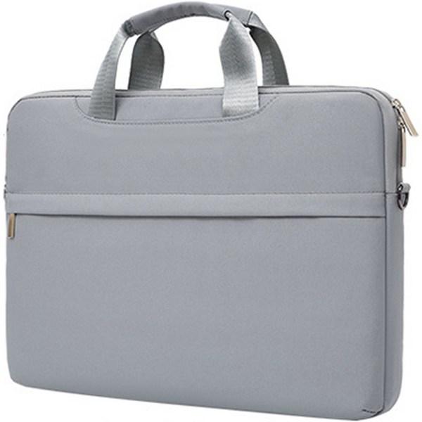 Modern Draw Compact Laptop Tablet Bag, 01 Gray