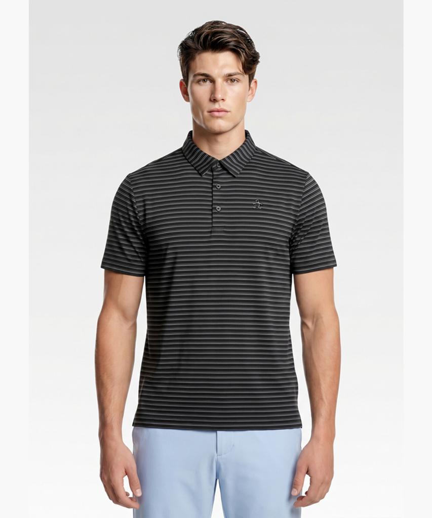 Meonsingweeo Men'S Striped Short Sleeve T-Shirt Black Mr221Mts55