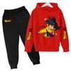 2025 MINISO New Winter Dragon BallHoodies+panrts  Kids Clothes Boys Goku Sets for Children Sizes 100-160 Street Suit Kawaii Fashion Tops Anime