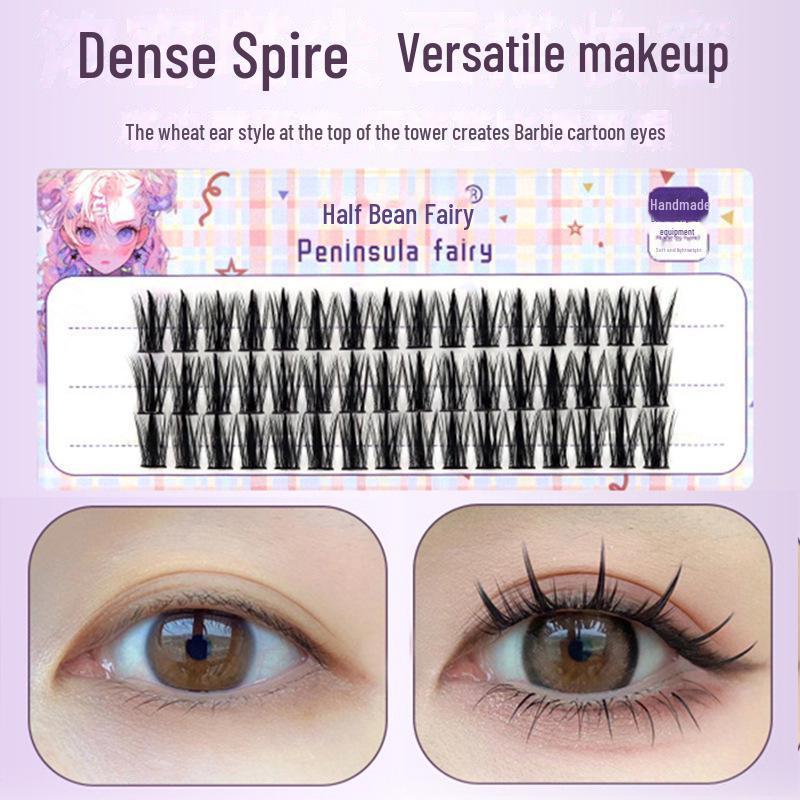 «Ленивая трилогия Подсолнух Белый Лунный свет Волшебная фея Сегментированные завитые ресницы»