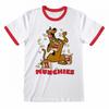 Scooby Doo Unisex Adult Munchies Ringer T-Shirt