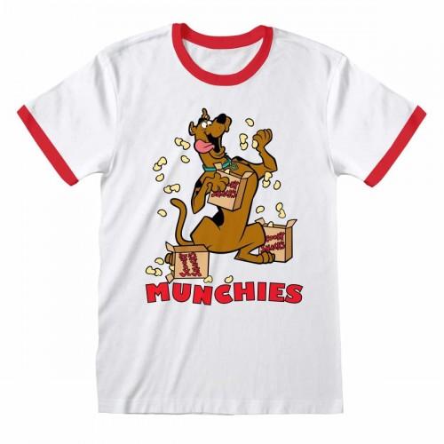 Scooby Doo Unisex Adult Munchies Ringer T-Shirt
