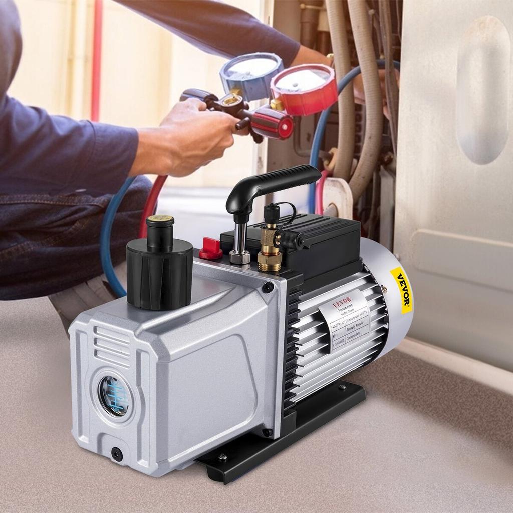 Vacuum Pump Double Stage 12CFM 340 L/min Inlet port 1/4
