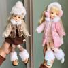 Dress Up 30cm Doll Clothes Pretty Dress 1/6 BJD Clothes Fashion Doll Winter Suit  Girl Toy