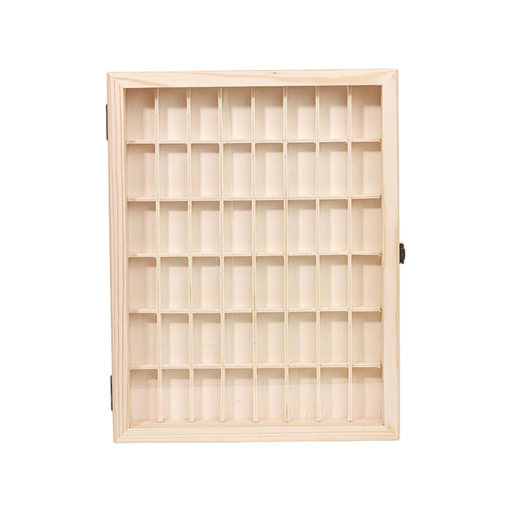 Film Roll Display Case for Safe Storage and Viewing Dustproof Wooden Storage Box with Lid Film Canister Collector