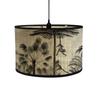 1 шт., люстра с крышкой в японском стиле, абажур с принтом птиц, в стиле ретро, доступно несколько вариантов