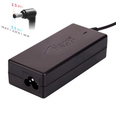 Akyga Ak-Nd-61 Power Adapter For Toshiba Laptop 19V 2.37A 45W 5.5 X 2.5 Mains