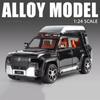 1:24 BYD U8 SUV Off-road Vehicle Alloy Micro Car Die-cast Metal Scale Car Model Sound and Light Children's Toy Boy Collection Ornaments