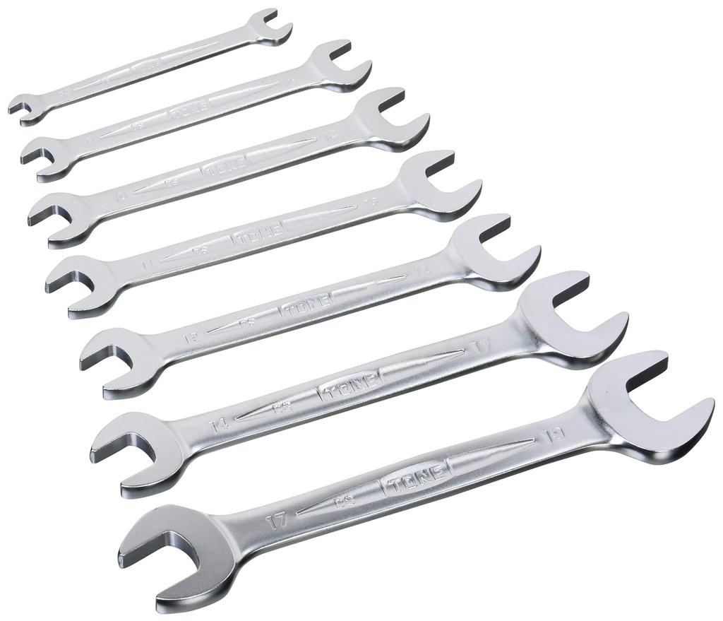 TONE Spanner Set DS700P Red Contents 7 Items