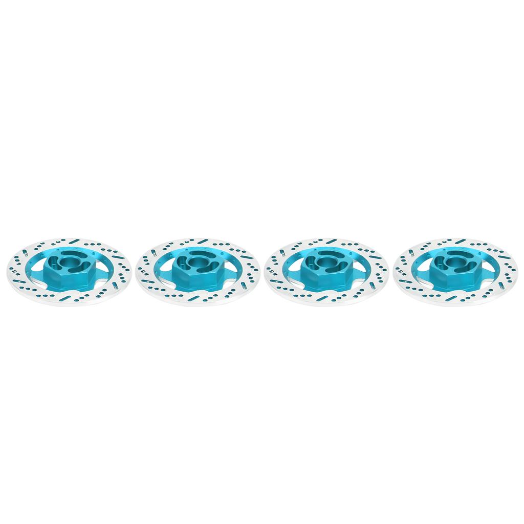 4pcs Aluminum Alloy CNC Simulated Brake Disc Accessories Fit for 1:10 RC Car