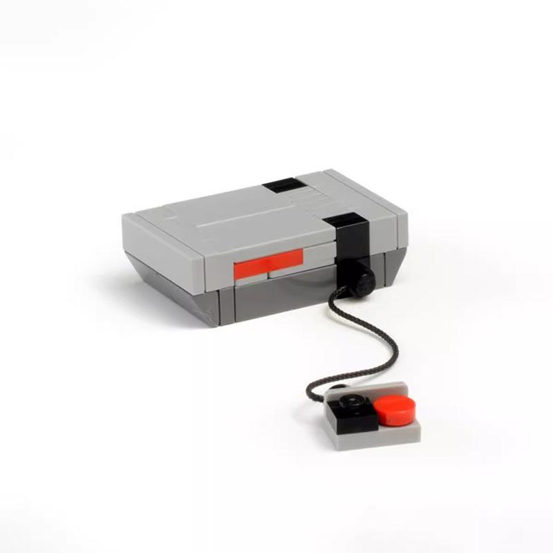 Building Block Mini Game Console Entertainment Assembly Game Desktop Mobile Game Set