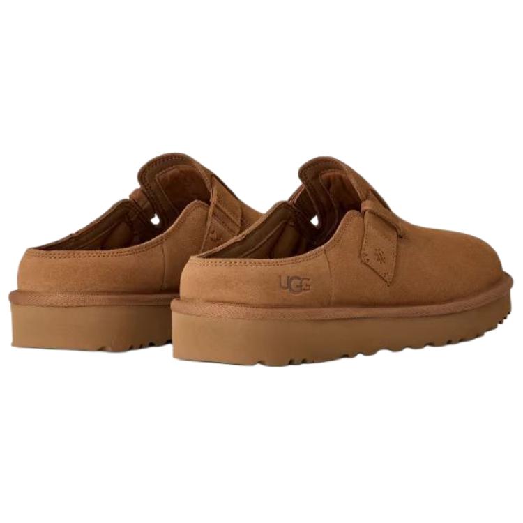 UGG Campout Универсальные Ретро Шлепанцы из ЭВА Противоизносные С открытым носком Мужские шлепанцы Коричневый 1178852-CHE