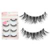 5 Pairs/Lot Black Cross False Eyelash Soft Long Makeup Eye Lashes Extensions