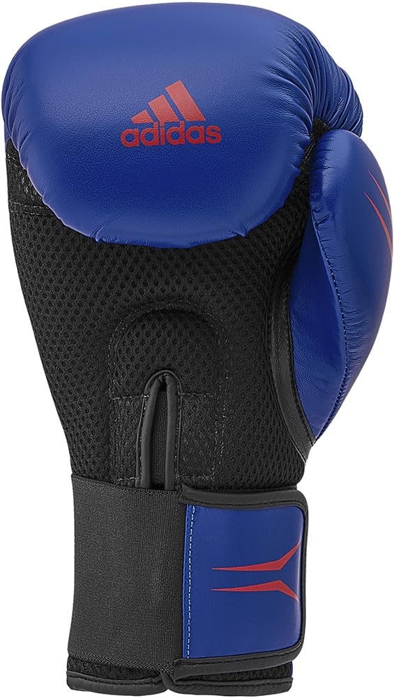 Adidas Боксерские тренировочные перчатки Combat Sports Speed Tilt 150, 8 унций, SPD150TG, Королевский/Матовый черный/Солнечный,