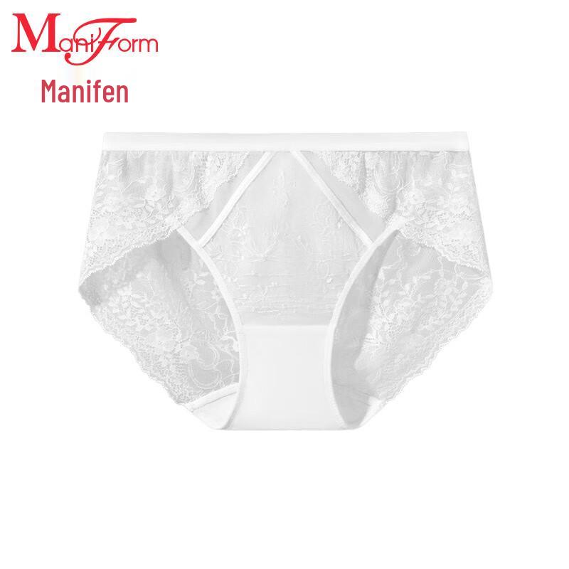 Maniform Women's Sexy Lace Low-Rise Briefs