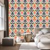 Baroque Damask Wallpaper Cream and Peach 50x1000