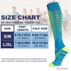1Pair Breathable Sports  Compression Socks Knee High Cycling Socks Fitness Long Leg Socks  Cycling