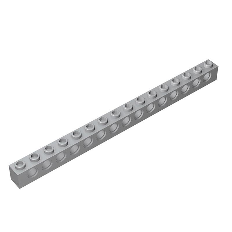 Свинья Радуга Детали MOC 3703 Кирпичик 1 x 16 с 15 Отверстиями DIY Совместимый Собирать Строительные Блоки Частицы Игрушки для Мозга Ребенка