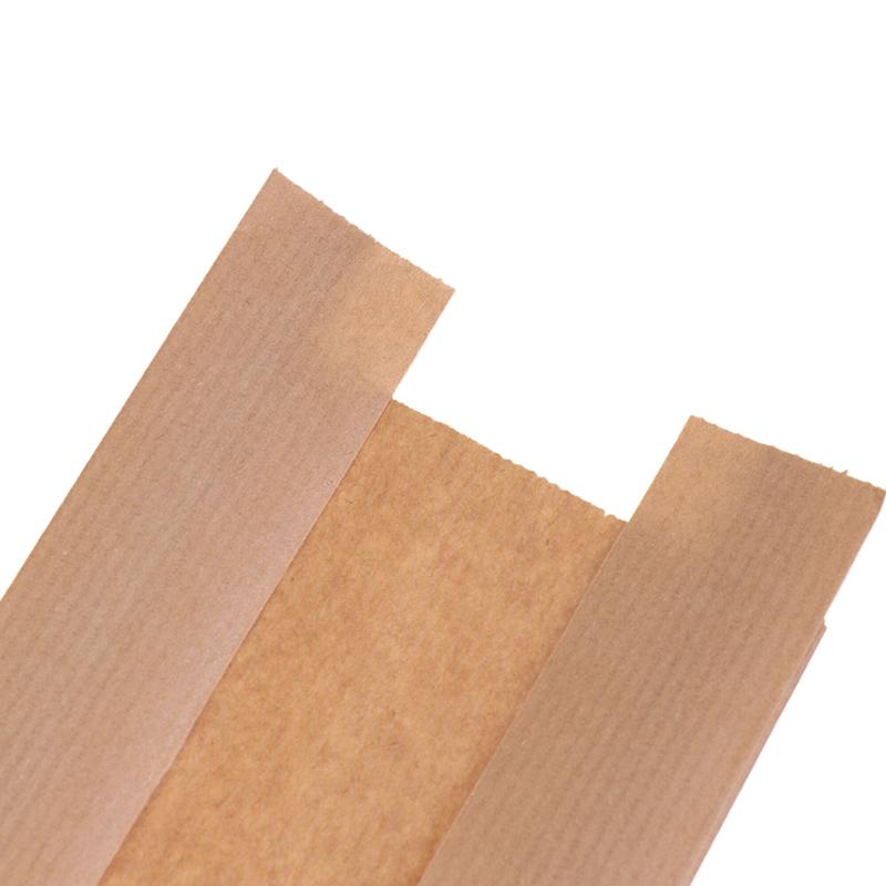 10Pcs Oil Proof Kraft Paper Long Bread Bags With Transparent Window Baguette Baking Packaging Bags For Birthday Party Event
