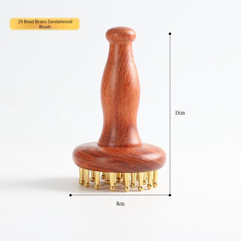 Portable Brass Gua Sha Massage Tool Head Neck Leg Body Meridian Massager Lymphatic Muscle Relief Pain Deep Tissue Massage