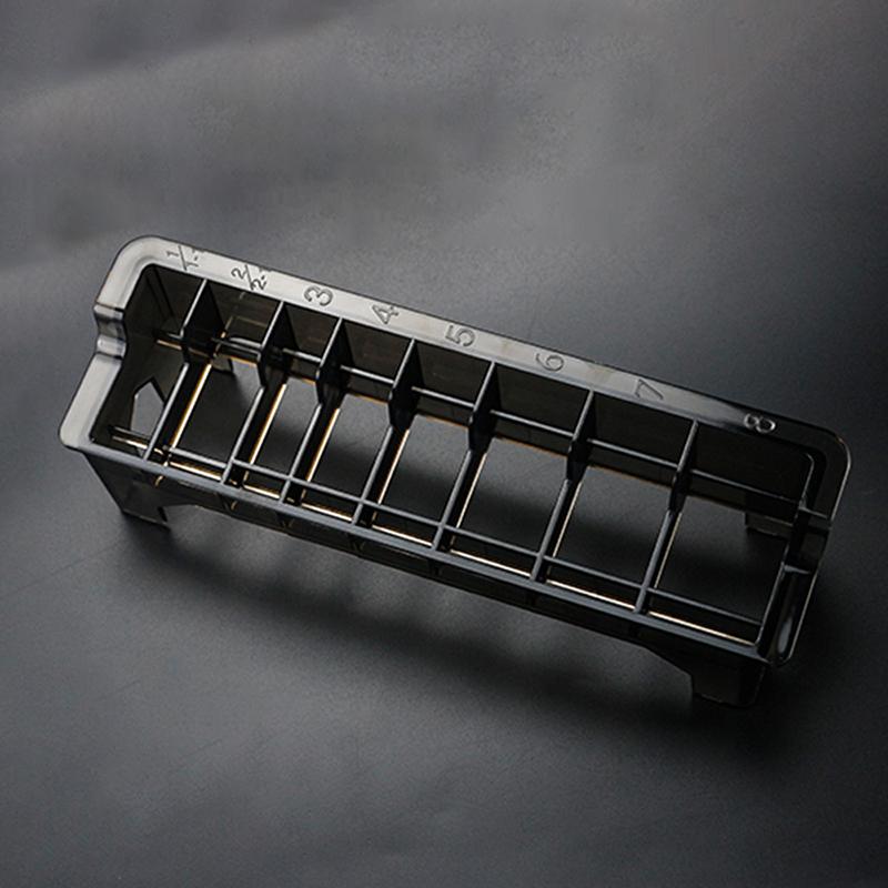 Универсальная прямоугольная пластиковая направляющая, ящик для хранения расчески, парикмахерская, электрическая машинка для стрижки волос, органайзер-контейнер для расчески