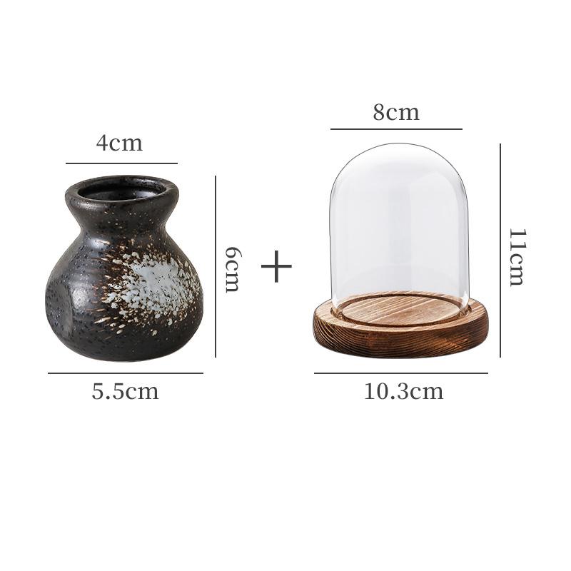 Высококачественная керамическая коробка для зубочисток, ретро-контейнер для хранения ватных палочек, стеклянная крышка, простой домашний кухонный настольный держатель для зубочисток, диспенсеры