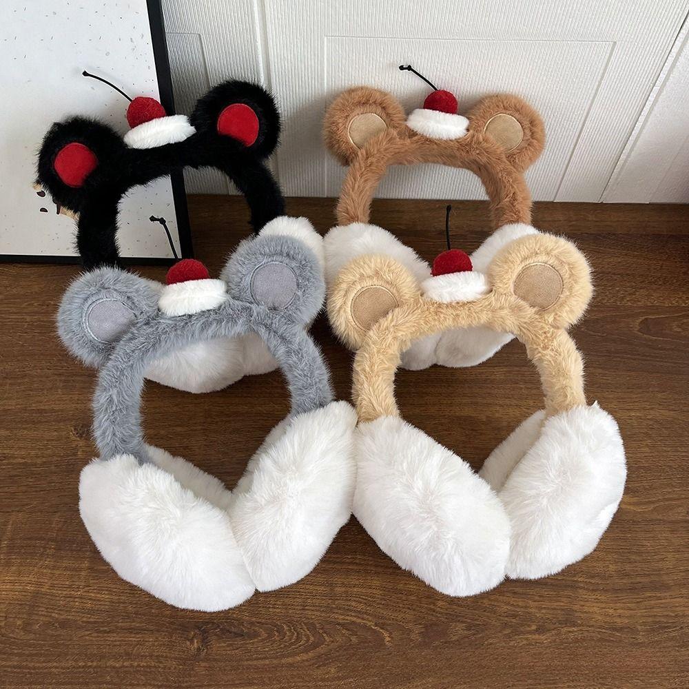 Fleece Plush Winter Ear Muffs Casual Earmuffs Fashion Warm Earflaps Unisex