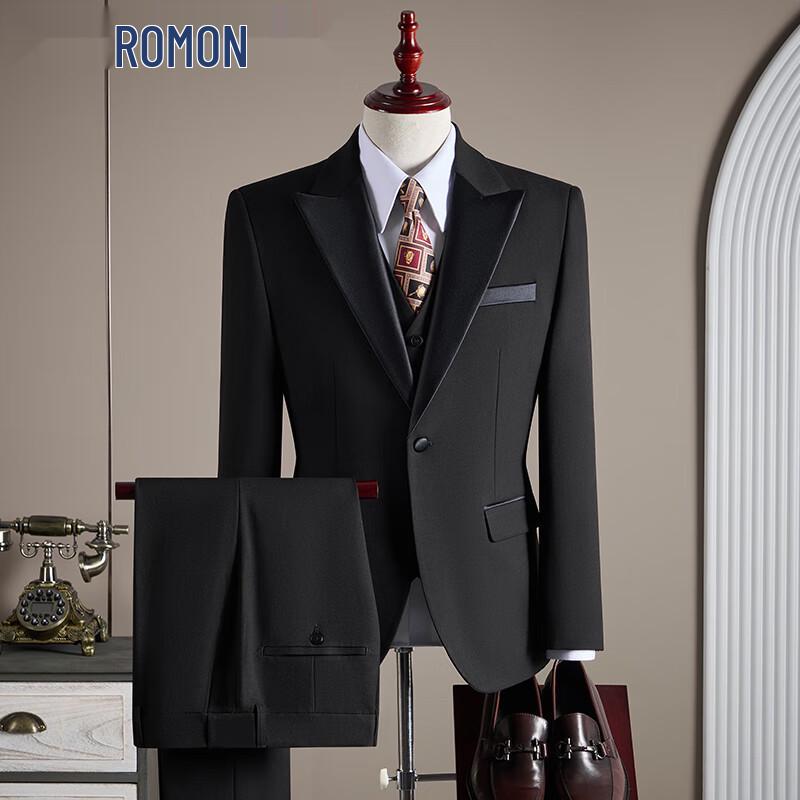 ROMON Мужской шерстяной костюм-тройка