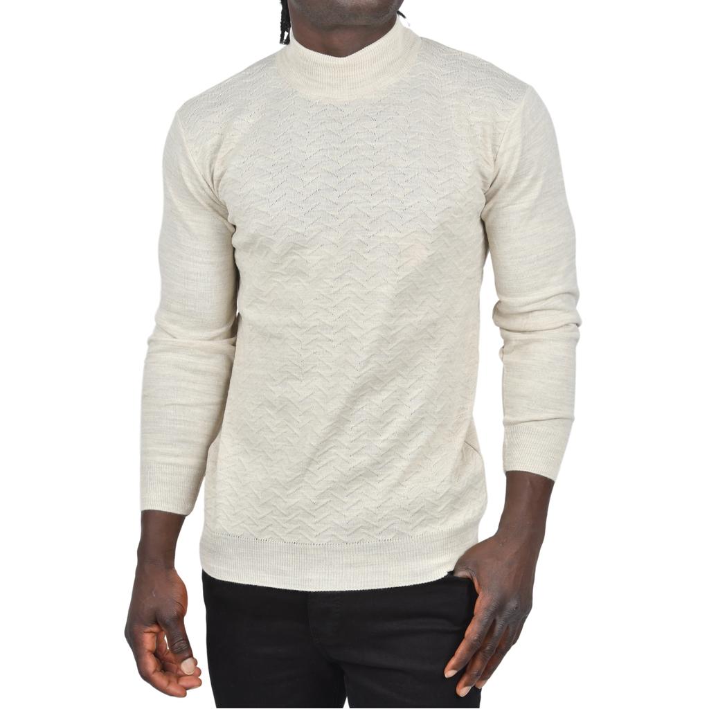 DeepSEA Полуводолазка с зигзагообразным узором и тонким трикотажным воротником 2505496