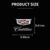 1/2/5/10PCS Car Interior Sticker Central control Decals Emblem Badge Car Styling for Cadillac Logo SRX XT4 XT5 XT6 ATS XTS CTS