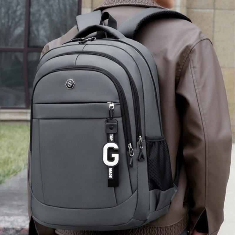 Men Backpacks Business Laptop Bag College Students School Bags Large Durable Daypack Oxford Waterproof Casual Travel Rucksack