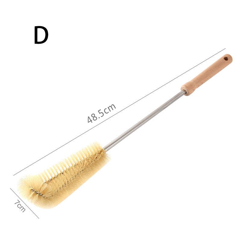 Щетка для чистки стекол из дерева, щетка для чистки стеклянных чашек