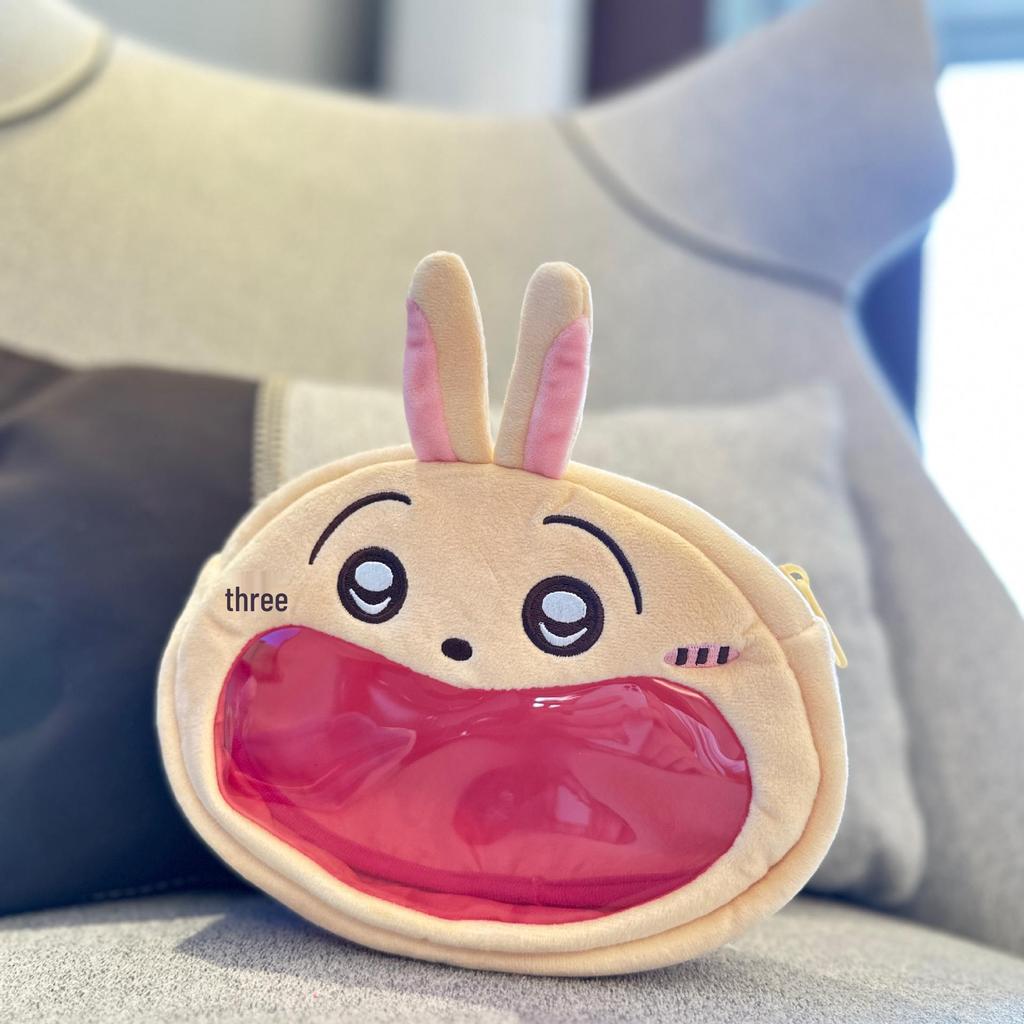 Плюшевая пенал-косметичка Chiikawa Мультяшный Усаги Хати Дзи'и - Милый, Большой Объем Хранения