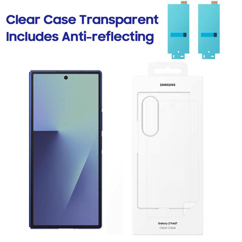 Original Samsung Galaxy Z Fold7 Clear Case Samsung Galaxy Z Fold7 Clear Magnet Case Z Fold 7 Protection Case Cover