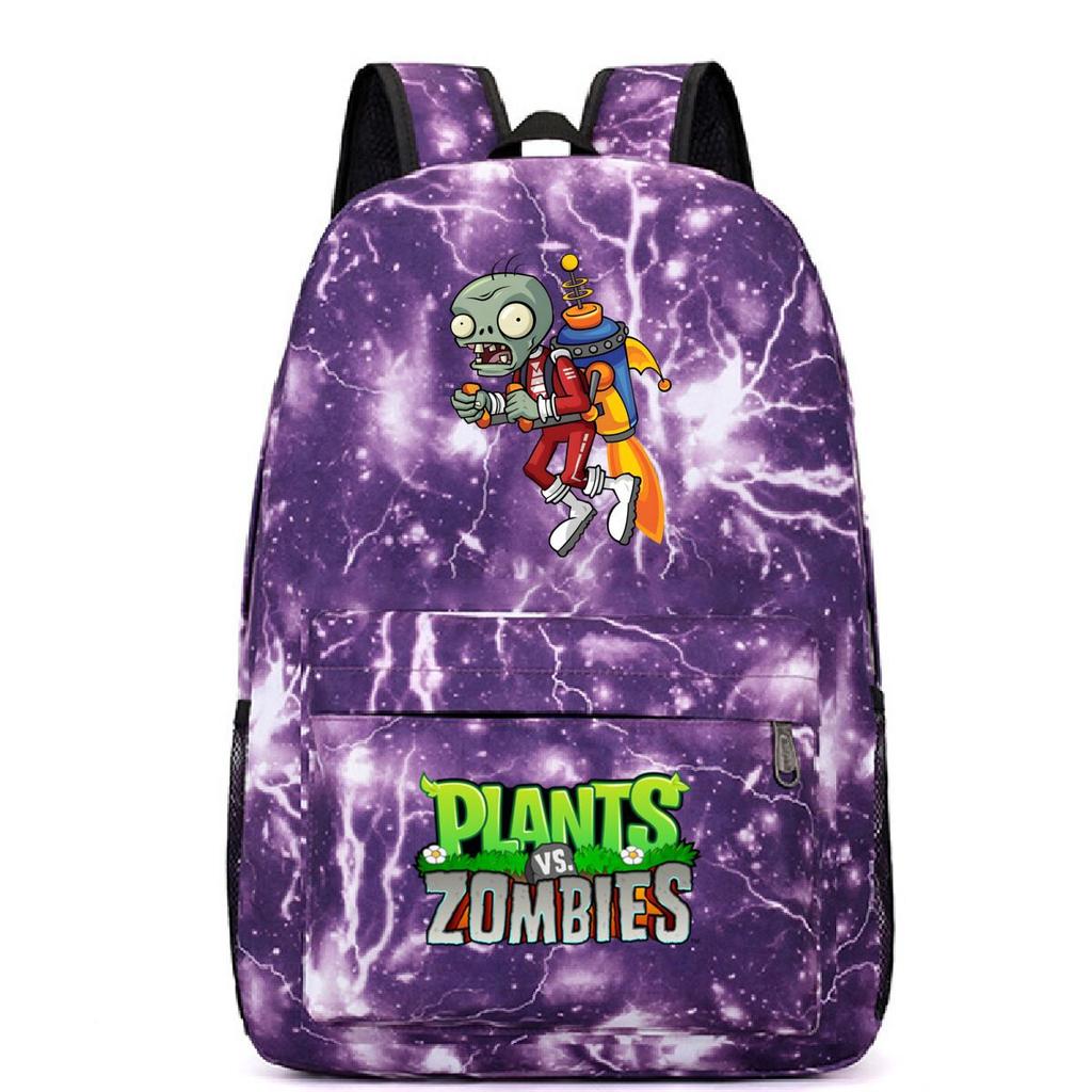 School Bag Plants Vs. Zombies Game Merchandise Personalized Printed Backpack