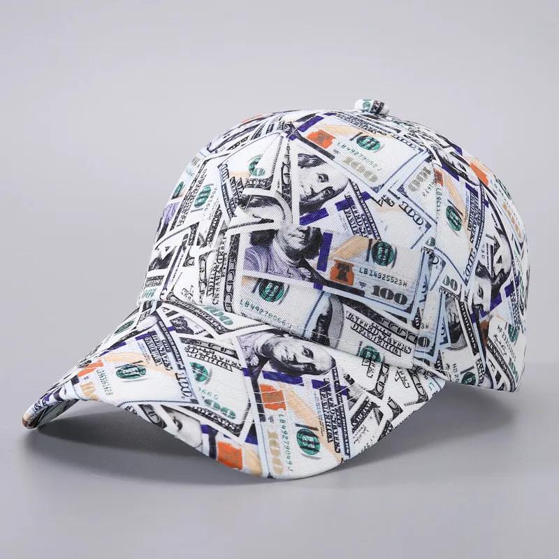 Весна и Лето Полиэстер Принт Кепка Бейсболка Регулируемая Наружная Snapback Кепки для Мужчин и Женщин 16
