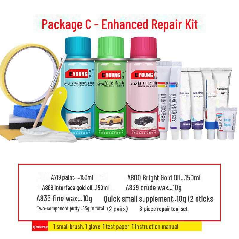 Карандаш-корректор BYD Han серый и красный для ремонта царапин автомобильной краски