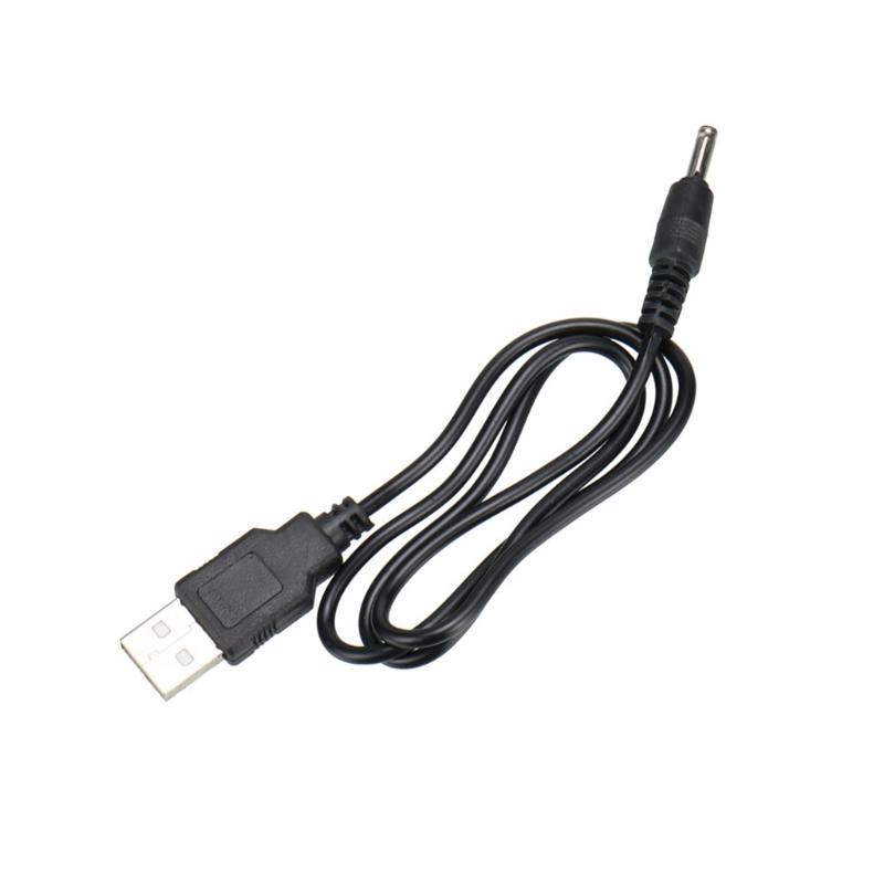 Durability PVC Insulated DC5V Power Cord with 2A Current USB to DC3.5x1.35mm Charging Cable for Home and Travel Use