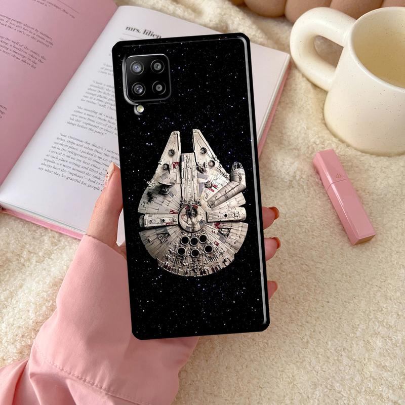 Space Ship Art For Samsung Galaxy A54 A34 A14 A52 A32 A12 A13 A33 A53 A15 A16 A26 A36 A56 A06 A35 A55 Case