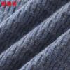 Мужской жакетный свитер Hengyuanxiang из 100% кашемира с воротником-стойкой