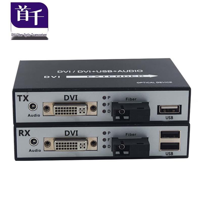 Пара оптических приемопередатчиков и удлинителей DVI Audio/Video SHOCHAN