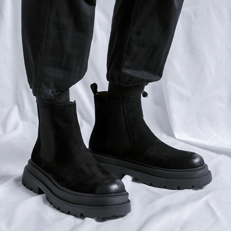 Модные хиты продаж осенне-зимние ботинки челси Европа Америка дизайнерские на открытом воздухе модные вечерние офисные туфли модного качества