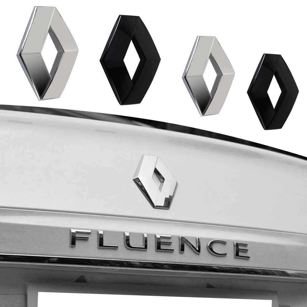 For Renault 2026 New Hub Caps Car Hood Front Grill Emblem Tail Trunk Logo Cover Decoration For Renault Loguna Duster Zoe Scenic