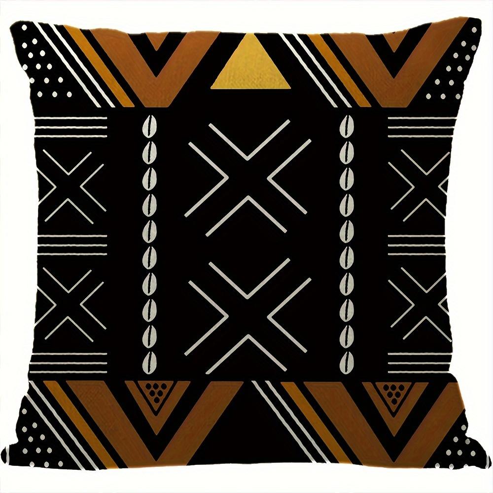 Односторонняя наволочка с принтом в богемном стиле, из мягкой полиэстеровой ткани, для дивана в гостиной, спальни, прикроватная декоративная наволочка