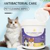 Чистка домашних животных, Пятна от слез, Влажные салфетки, Чистка глаз и ушей для кошек и собак, Влажные салфетки, Бумажные влажные салфетки.20 мл