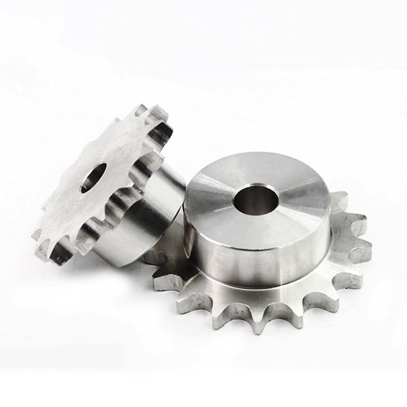 304 Stainless Steel Industrial Sprocket Wheel 06B Convex Bench Sprocket Pitch 9.525mm Teeth Count 10T to 30T Chain Gear